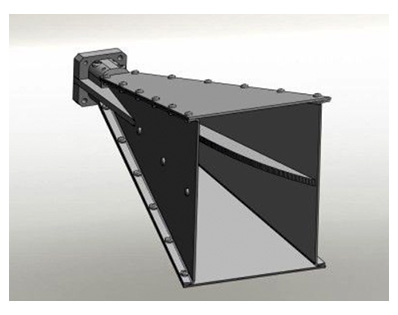 7.5 GHz to 18 GHz 双脊宽带喇叭天线